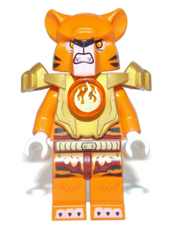 LEGO Minifigure-Tormak - Orange Outfit-Legends of Chima-loc073-Creative Brick Builders